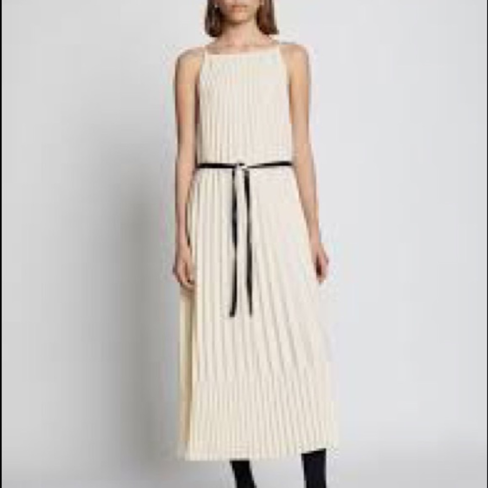 Proenza Schouler White Label Crepe Pleated Dress